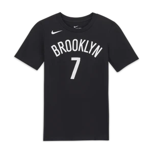 T-shirt dla dużych dzieci Kevin Durant Nets Nike NBA Player - Czerń