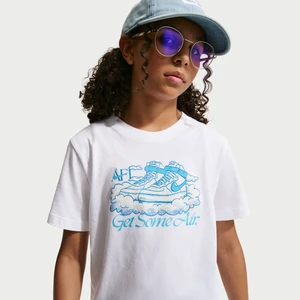 T-shirt dla dużych dzieci Nike - Biel