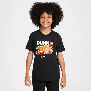 T-shirt dla dużych dzieci Nike - Czerń