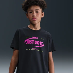 T-shirt dla dużych dzieci Nike - Czerń