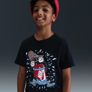 T-shirt dla dużych dzieci Nike - Czerń