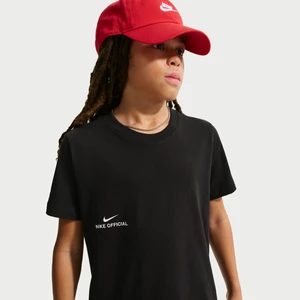 T-shirt dla dużych dzieci Nike - Czerń