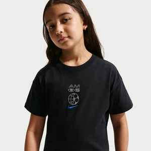 T-shirt dla dużych dzieci Nike - Czerń
