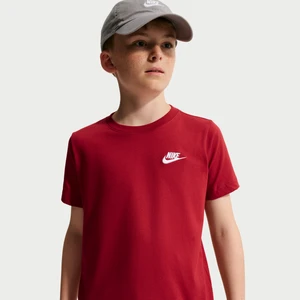 T-shirt dla dużych dzieci Nike - Czerwony