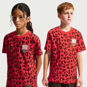 T-shirt dla dużych dzieci Nike (kolekcja Nike x LEGO®) - Czerwony