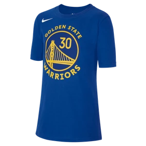 T-shirt dla dużych dzieci Nike NBA Golden State Warriors - Niebieski