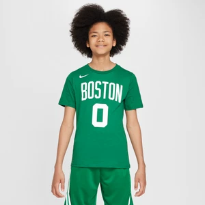 T-shirt dla dużych dzieci Nike NBA Jayson Tatum Boston Celtics - Zieleń