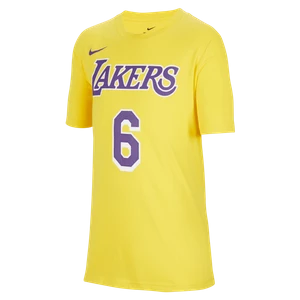 T-shirt dla dużych dzieci Nike NBA Los Angeles Lakers - Żółty