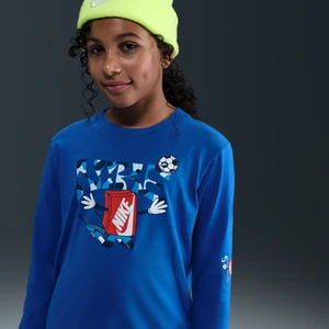 T-shirt dla dużych dzieci Nike - Niebieski