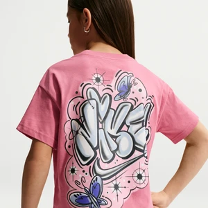 T-shirt dla dużych dzieci Nike - Różowy