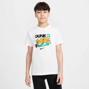 T-shirt dla dużych dzieci Nike Sportswear - Biel