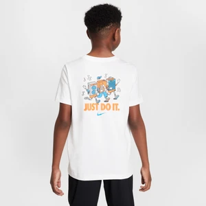 T-shirt dla dużych dzieci Nike Sportswear - Biel