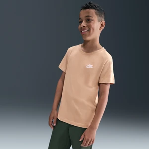 T-shirt dla dużych dzieci Nike Sportswear - Brązowy