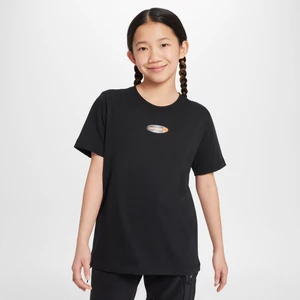 T-shirt dla dużych dzieci Nike Sportswear - Czerń