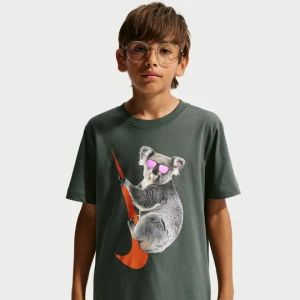 T-shirt dla dużych dzieci Nike - Zieleń