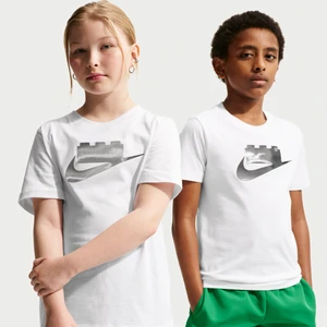 T-shirt dla dużych dzieci z kolekcji Nike x LEGO® - Biel