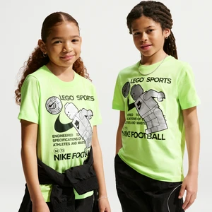 T-shirt dla dużych dzieci z kolekcji Nike x LEGO® - Zieleń