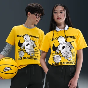 T-shirt dla dużych dzieci z kolekcji Nike x LEGO® - Żółty