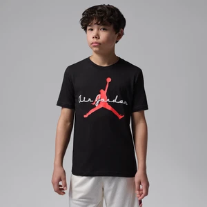 T-shirt dla dużych dzieci z napisem Jordan Flight Essentials - Czerń