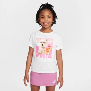 Zdjęcie produktu T-shirt dla małych dzieci Boba Pup Nike - Biel