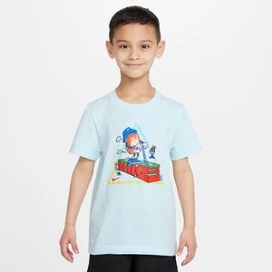 T-shirt dla małych dzieci Boxy Scooter Nike - Niebieski