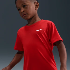 T-shirt dla małych dzieci Dri-FIT Legend Nike - Czerwony