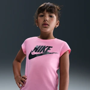 T-shirt dla małych dzieci Futura Nike - Różowy