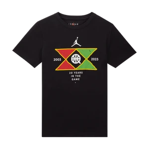 T-shirt dla małych dzieci Jordan X Quai 54 Tee - Czerń