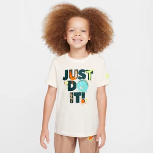 T-shirt dla małych dzieci „Just Do It” Nike „Express Yourself” - Biel