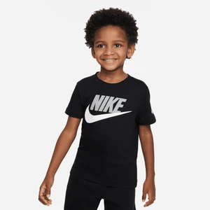 T-shirt dla małych dzieci Nike - Czerń