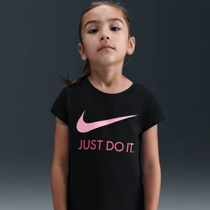 T-shirt dla małych dzieci Nike - Czerń