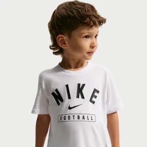 T-shirt dla małych dzieci Nike Football Field Sport - Biel
