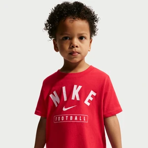 T-shirt dla małych dzieci Nike Football Field Sport - Czerwony
