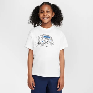 T-shirt do skateboardingu dla dużych dzieci Nike SB - Biel