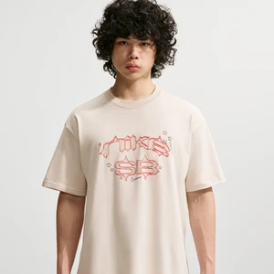T-shirt do skateboardingu Nike SB - Brązowy