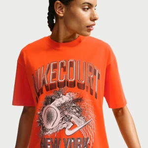 T-shirt do tenisa NikeCourt Slam - Pomarańczowy