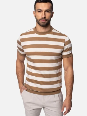 T SHIRT DRAW BEŻ Recman