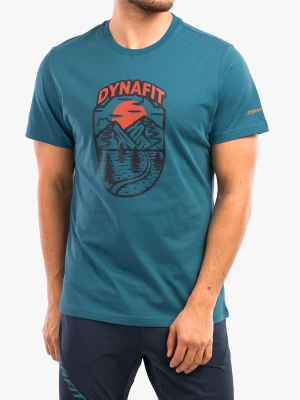 T-Shirt Dynafit Graphic Cotton S/S Tee - mallard blue/horizon