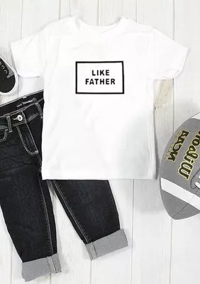 T-shirt dziecięcy " like father "