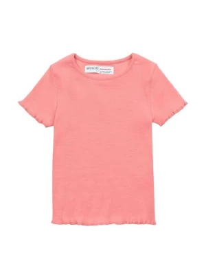 T-shirt dziewczęcy basic różowy Minoti