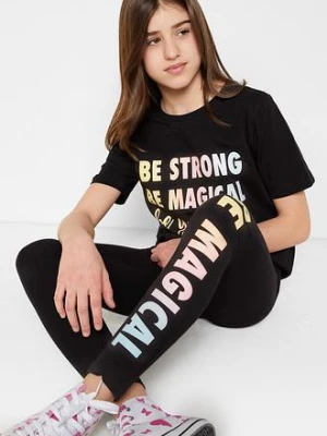 T-shirt dziewczęcy + legginsy (2 części) bonprix