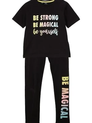 T-shirt dziewczęcy + legginsy (2 części) bonprix