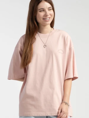 T-shirt dziewczęcy oversize z nadrukiem Reporter