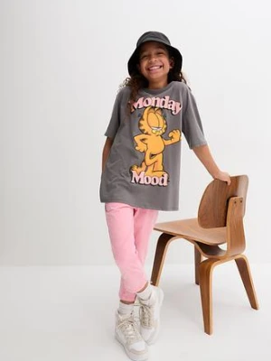 T-shirt dziewczęcy z dżerseju z bawełny organicznej bonprix