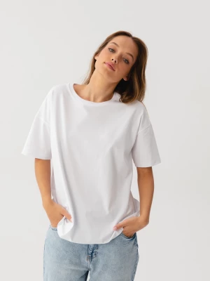 T-SHIRT ERICA BIAŁY One size - Flawless