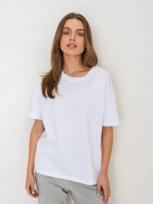 T-SHIRT ERICA BIAŁY One size - Flawless