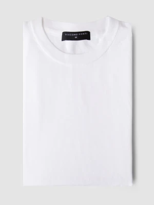 T-shirt FRANCO 01007B00GSA Giacomo Conti bialy