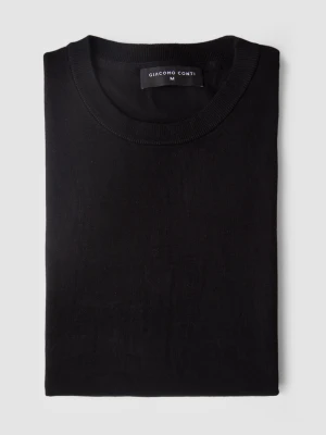 T-shirt FRANCO 01011B90GSA Giacomo Conti czarny