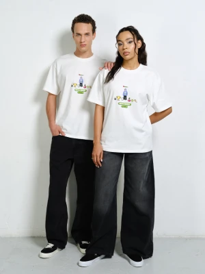 T-shirt game biały Local Heroes