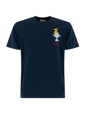 T-shirt Homer Blue Saint Barth
